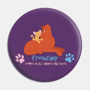 Friendship Comes in All Sizes Pin