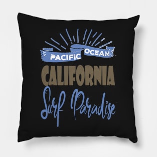 Pacific Ocean California Surf Paradise Pillow