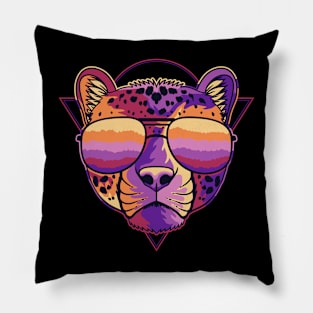 Cool leopard Pillow