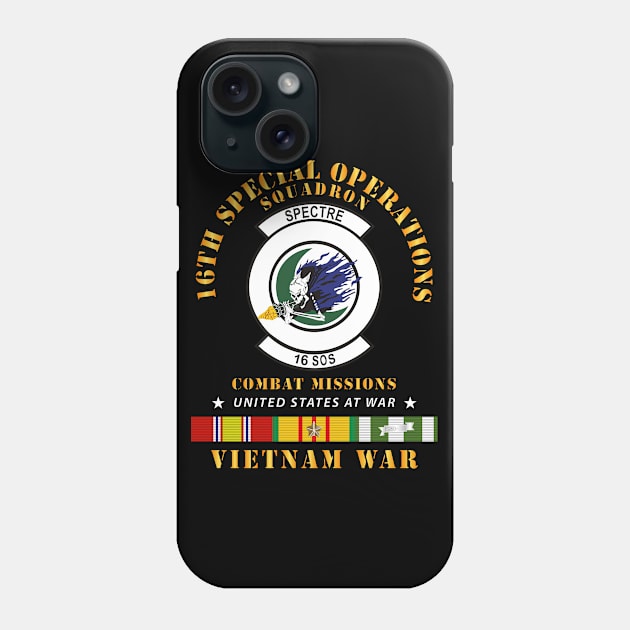 16th SOS - Combat Missions w VN SVC Phone Case by twix123844