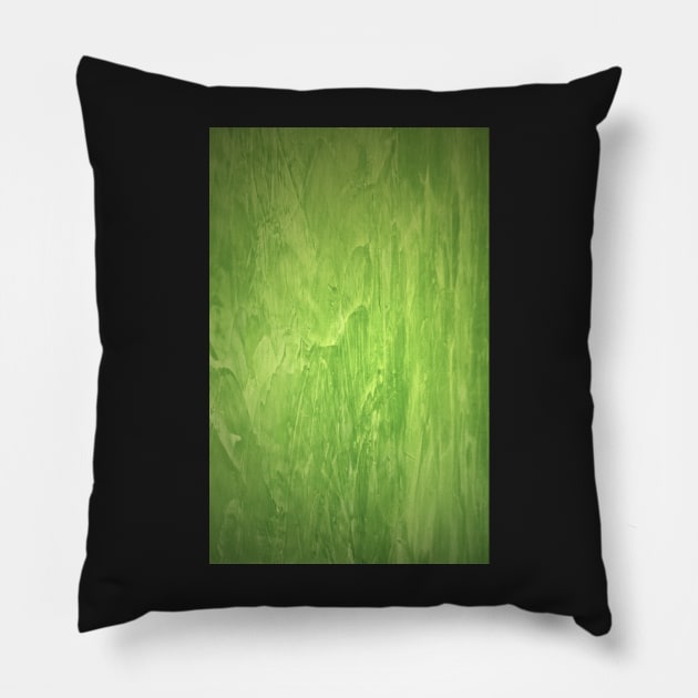 Venetian marble plaster green Pillow by foxxya