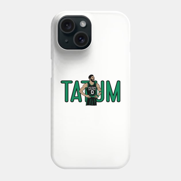 Tatum, Boston Basketball MVP Phone Case by FanSwagUnltd
