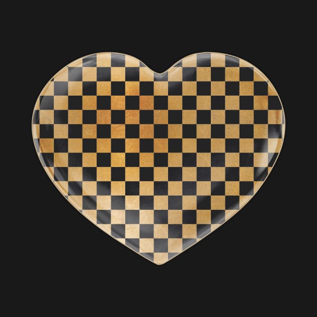 King Midas Checkerboard and Heart by Diego-t