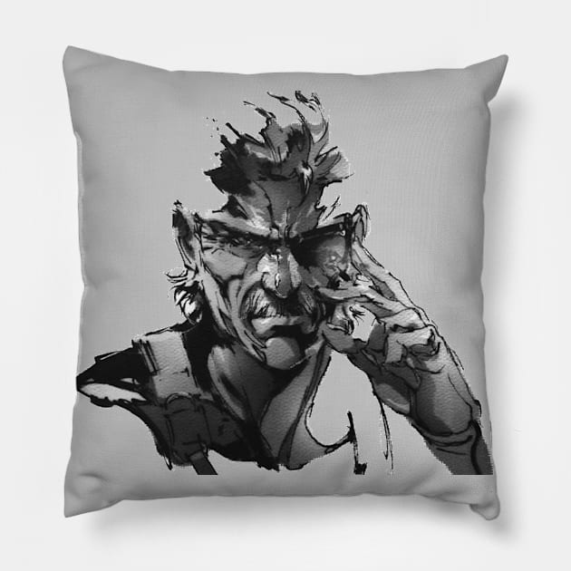 Old Snake Pillow by sketchfiles