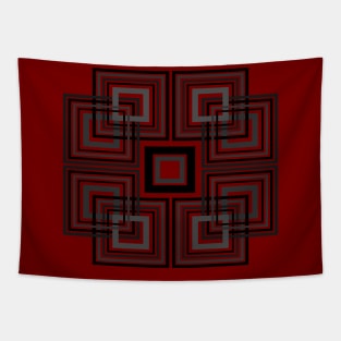 Abstract Blended Squares Tapestry