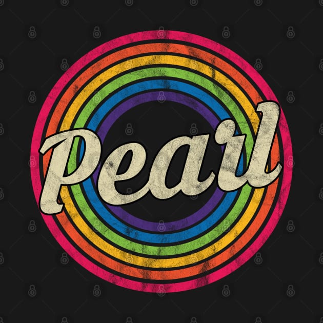 Pearl - Retro Rainbow Faded-Style by MaydenArt