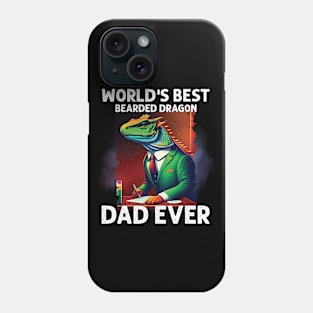 Best Bearded Dragon Dad Ever Funny Phone Case