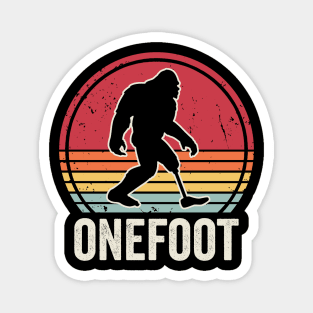 Funny Amputee Humor Onefoot Bigfoot Magnet