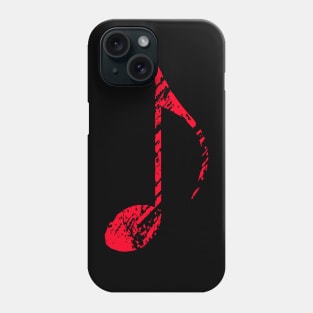 Cool Grunge Music Note Orange Phone Case