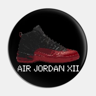 AJ XII - Pixelated art Pin