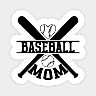 Baseball Mom v2 Magnet