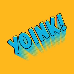 Yoink! Blue Halftone T-Shirt