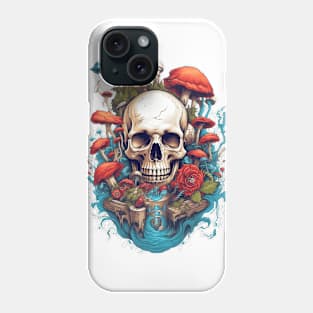 Fungus Skull Phone Case