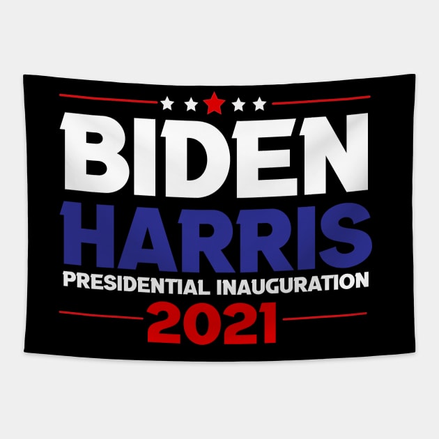 BIDEN HARRIS PRESIDENTIAL INAUGURATION 2021 Tapestry by Simplybollo