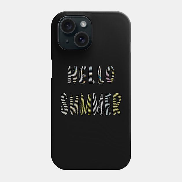 Hello Summer Phone Case by ArticArtac