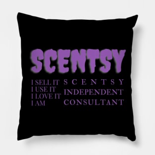 i sell it, i use it, i love it, i am scentsy independent consultant, Scentsy Independent Pillow