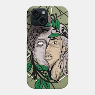 roman face vector design cool Phone Case