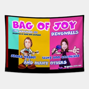 Bag of Joy Boo and James Nisbet Tapestry