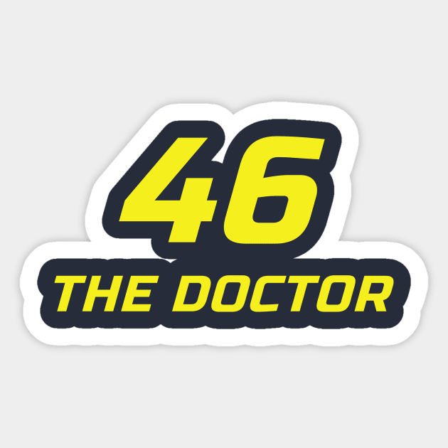 Biker 46 - Rossi Sticker - Just Stickers