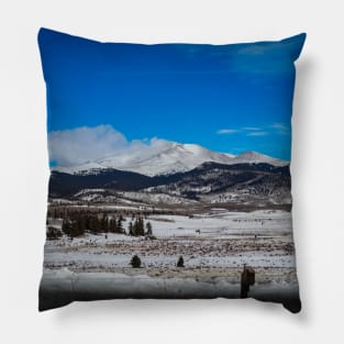 Fairplay Colorado Mountains Landscape Photography V1 Pillow