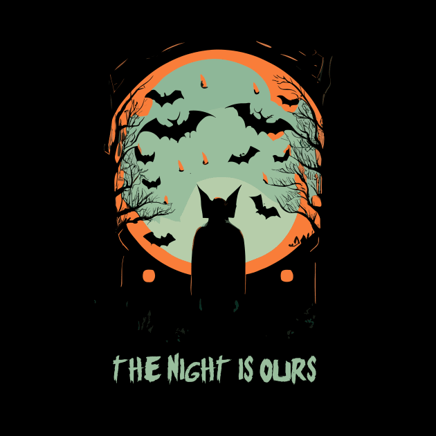 the night is ours. bat people by Kingrocker Clothing