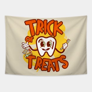 Tooth Trick or Treats Tapestry