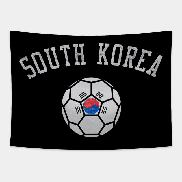 South Korea Soccer Team Heritage Flag Tapestry by ryanjaycruz