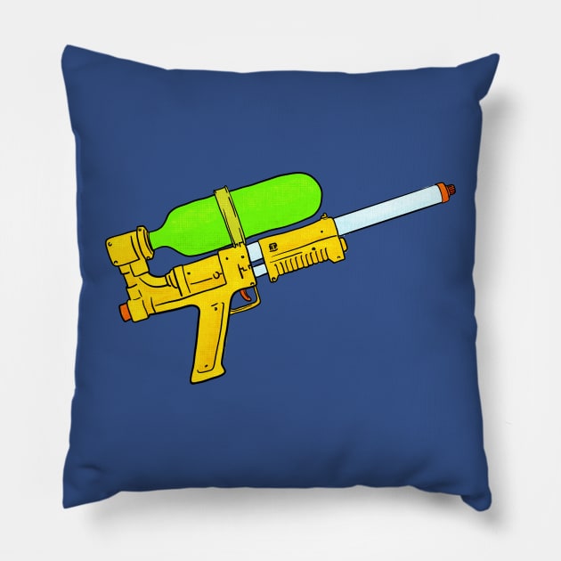 Supersoaker Pillow by NeaandTheBeard