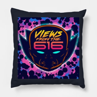 That Purple Views From The 616 Logo Pillow