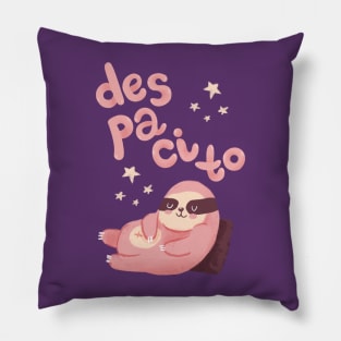 Despacito chill sloth Pillow