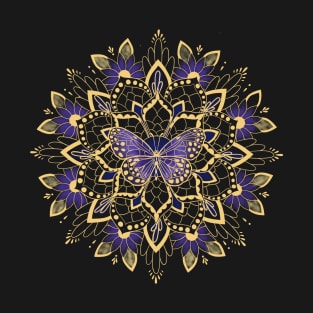 Butterfly mandala T-Shirt