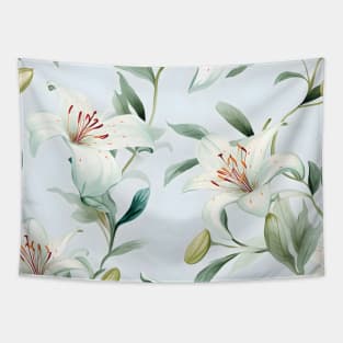 Enchanting Lily Symphony: Floral Harmony! Tapestry