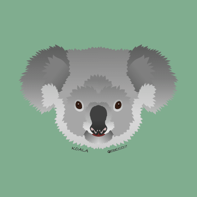 Baby Koala Face "KOALAS ARE COOL!" by FunkilyMade