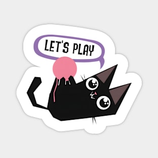 vintage-cat-lets play Magnet