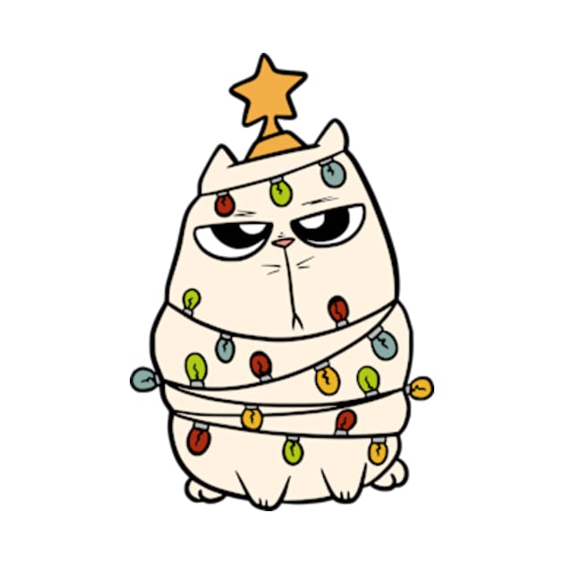 Cute Cat Christmas Tree by Petko121212