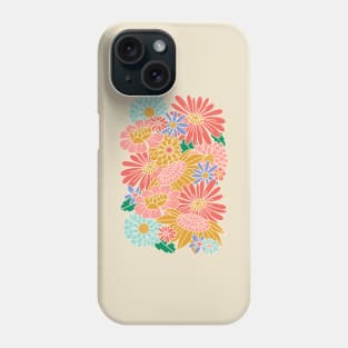 70s Retro Floral - Spring Garden Phone Case