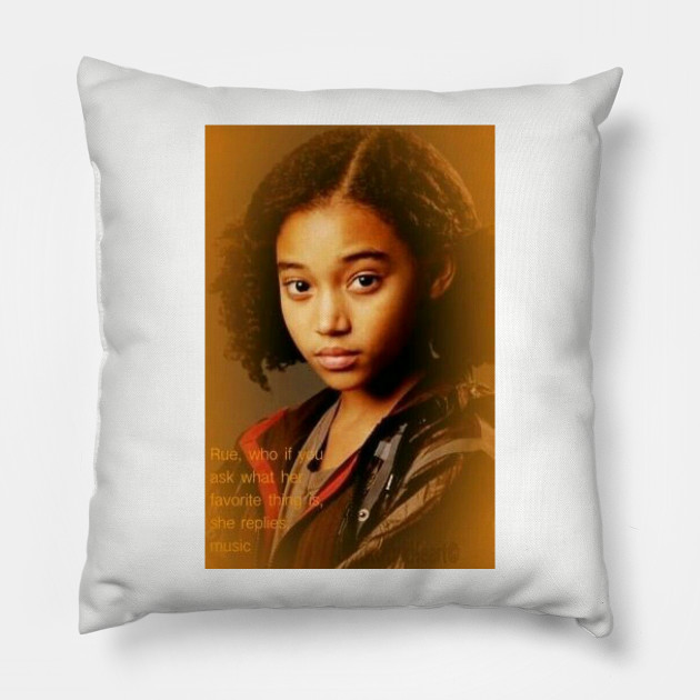 Rue Hunger Games Pillow Teepublic