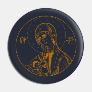 Galaktotrophousa | Milk-Giver Icon - Gold Pin