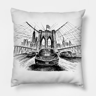 Brooklyn Bridge Pillow