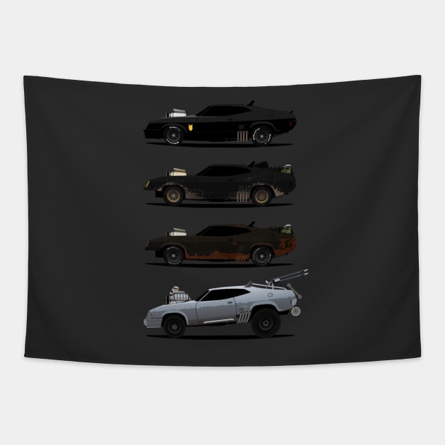 Interceptor Evolution Tapestry by AutomotiveArt