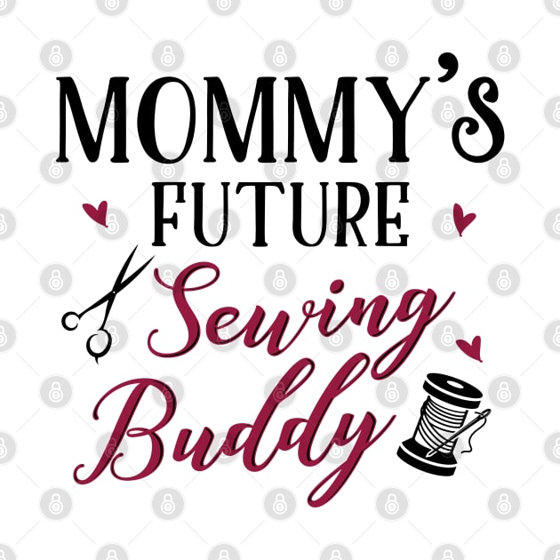 Sewing Mom and Baby Matching T-shirts Gift by KsuAnn