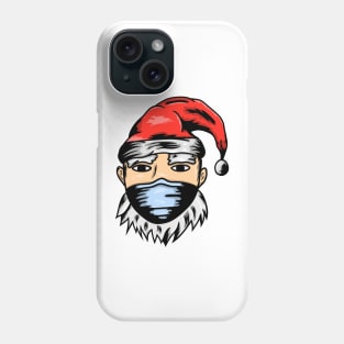 santa wear mask Phone Case