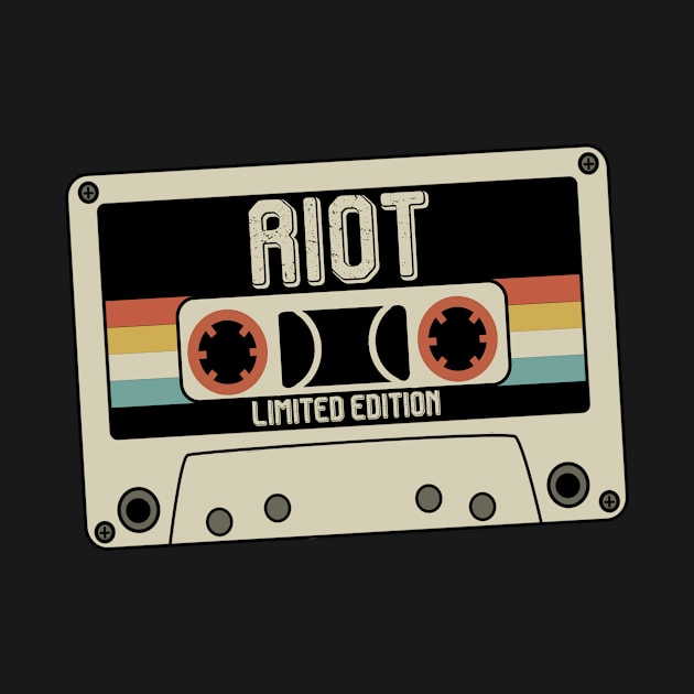 Riot - Limited Edition - Vintage Style by Debbie Art