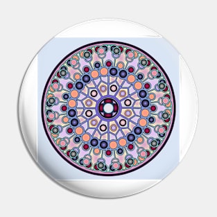 Circle Mandalas 41 (Style:32) Pin