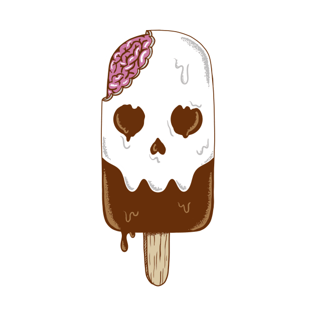 Skull Ice Cream by coffeeman