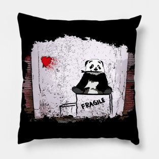 Curious Panda Pillow