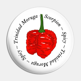 Trinidat Moruga Scorpion Chili pepper sticker jalapeno habanero Pin