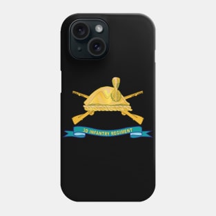 3d Infantry Regiment - DUI w Br - Ribbon X 300 Phone Case