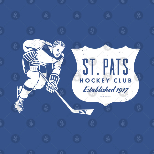 Discover Vintage Hockey - Toronto St. Pats (White St. Pats Wordmark) - Toronto St Pats - T-Shirt