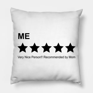 People Rating Five Star Recommended by Mom Pillow